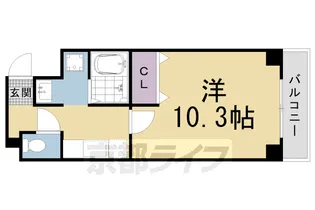 PAL西円町【4階】の間取り