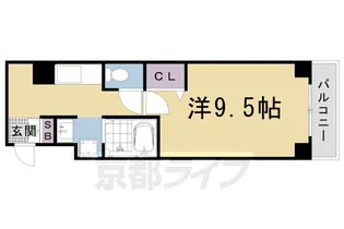 PAL西円町【3階】の間取り