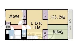 カノン【204号室】の間取り