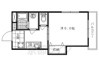 一太郎パート3【301号室】の間取り