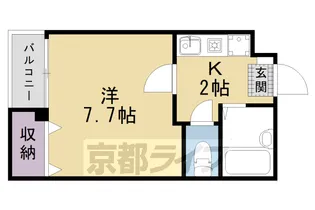 ディアリオ大宮【102号室】の間取り