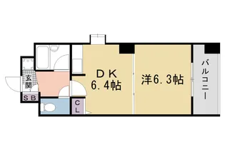 De’Lead&Sunvert 桂川東【214号室】の間取り