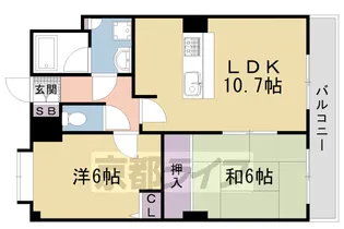 De’Lead&Sunvert 桂川東【8階】の間取り