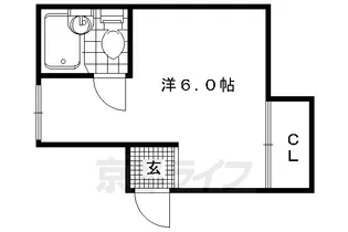 北町ハイツ【201号室】の間取り