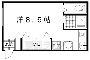 ドリーム円町【301号室】の間取り