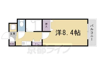 アイリスウエスト【2階】の間取り