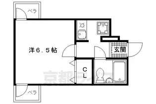 エイム二番町【306号室】の間取り