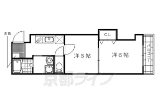 エスパス花園【502号室】の間取り