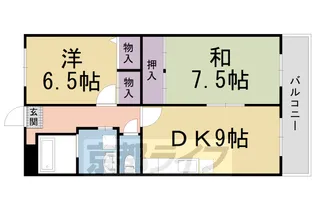 JO・ロワイヤル【307号室】の間取り