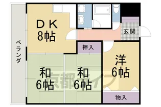 JO・ロワイヤル【1階】の間取り