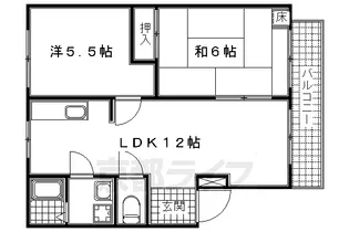 Rosy Garden【1階】の間取り