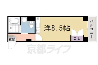パラシオ池田【405号室】の間取り