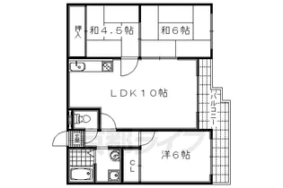 シベール・青殿【3階】の間取り