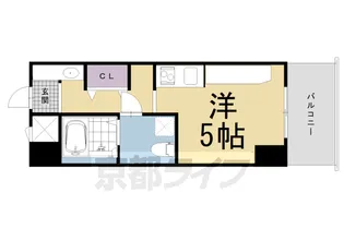 DETOM−1烏丸二条【2階】の間取り