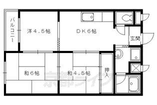 第31長栄コーポきぬもと【3階】の間取り