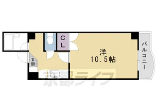 BOIS DE BOULOGNE(ボア ドゥ ブローニュ)【401号室】の間取り