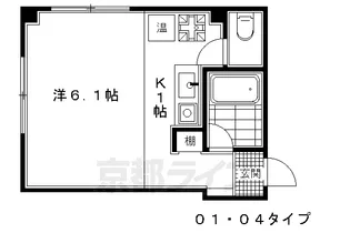 ARK BW【301号室】の間取り