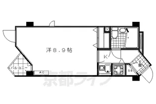 DETOM−1東山レディース【104号室】の間取り