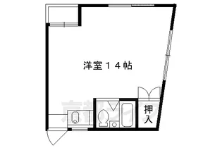 祇園ZENBUILDING【303号室】の間取り