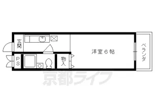 ハイム横山【402号室】の間取り
