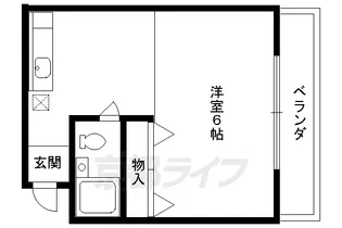 京都府京都市東山区大和大路七条下ル4丁目本池田町【マンション】の間取り