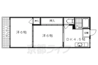 GSハイツ【2階】の間取り