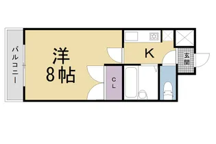 サンヴェール七条【403号室】の間取り