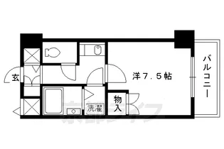 ライオンズマンション下鴨本町【6階】の間取り