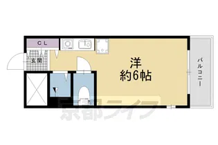 スペリオン四条烏丸【7階】の間取り