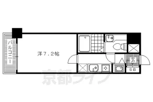 コスモフォーラム四条【5階】の間取り
