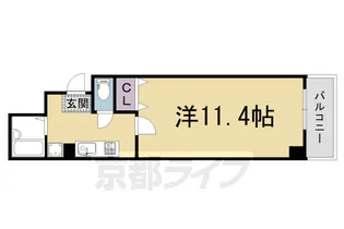 sawarabiハイッテン【603号室】の間取り