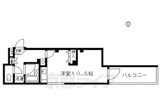 パインフィールド御池【503号室】の間取り