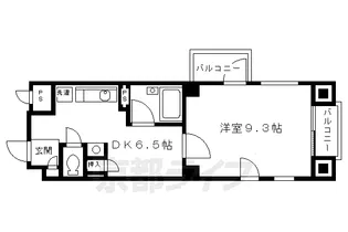 1DKの間取り画像