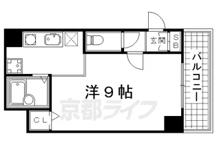 フェニックス堀川Ⅱ【703号室】の間取り