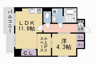 CORT UESHO【2階】の間取り
