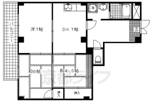 第2メゾン・ナカジマ【302号室】の間取り