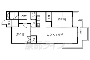 ピアレス円勝寺【2階】の間取り
