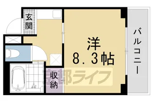 AREADEUX【503号室】の間取り