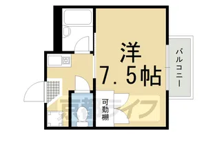 黒門京邑館【302号室】の間取り