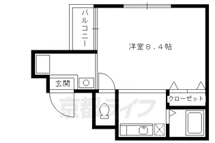 ナベル錦【205号室】の間取り