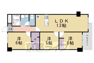 3LDKの間取り画像