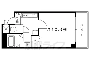 珠光ビル松原【305号室】の間取り