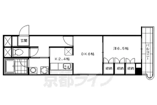 メゾン・トアン【6階】の間取り
