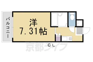 パンセ堀川【902号室】の間取り