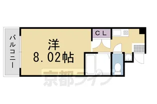 パンセ堀川【2階】の間取り