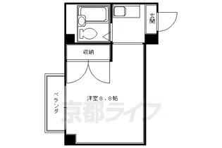 フレグランス大宮【401号室】の間取り