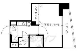 京都府京都市中京区西洞院通押小路下ル押西洞院町【マンション】の間取り