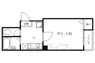 バインオーク・NIC【315号室】の間取り