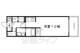 レジーナ錦小路【2階】の間取り