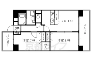 レジーナ錦小路【11階】の間取り